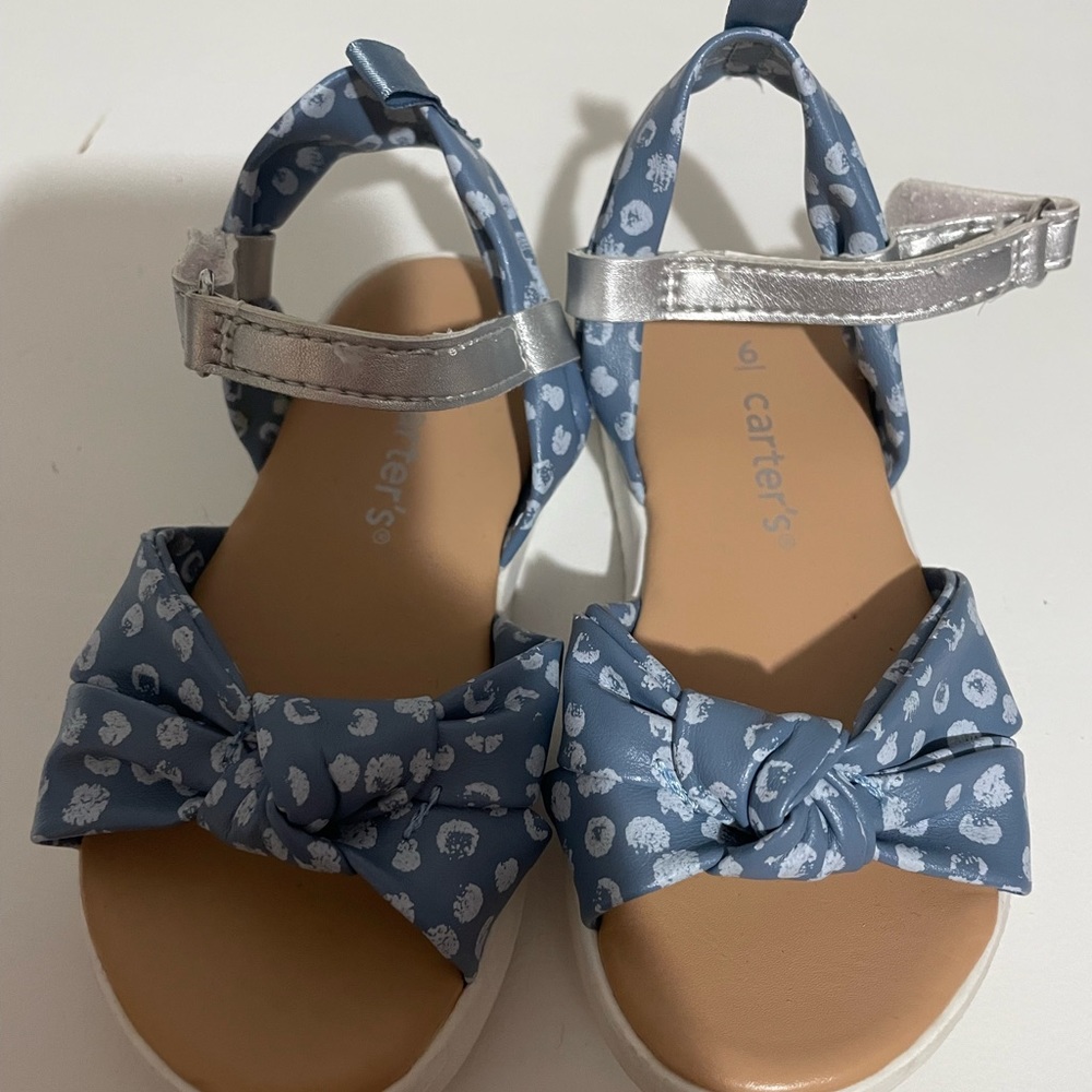 Carter’s blue sandals baby size 6